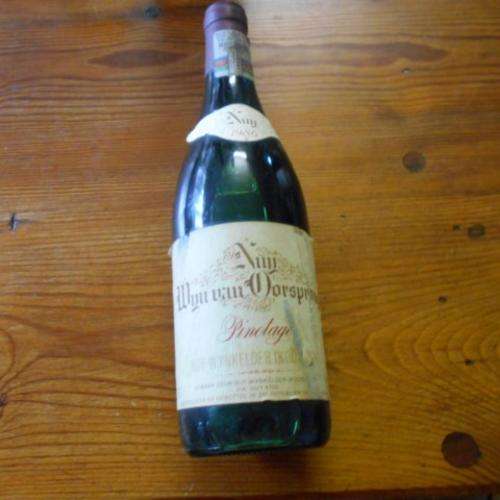 WINE : 1986 NUY WYN VAN OORSPRONG - PINOTAGE